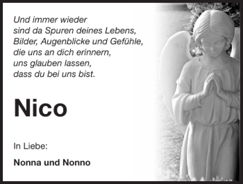 Traueranzeige von Nico (Oma) Santoro 