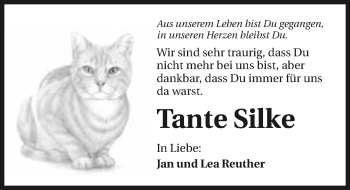 Traueranzeige von Silke Reuther 