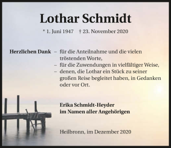 Traueranzeige von Lothar Schmidt von GESAMT