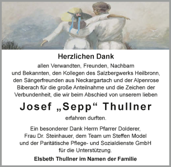 Traueranzeige von Josef Thullner von GESAMT