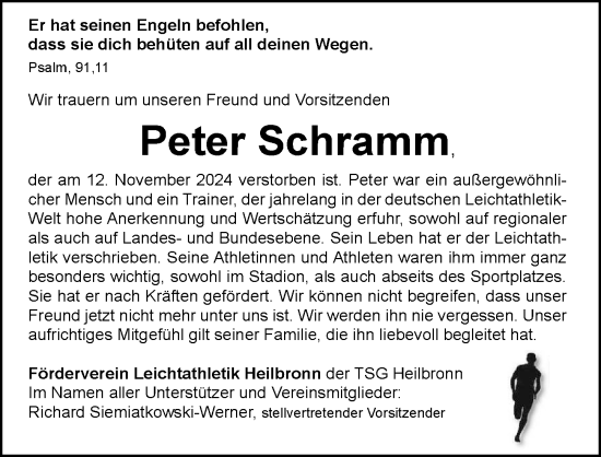 Traueranzeige von Peter Schramm von GESAMT