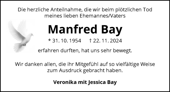 Traueranzeige von Manfred Bay von GESAMT