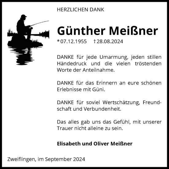 Traueranzeige von Günther Meißner von GESAMT