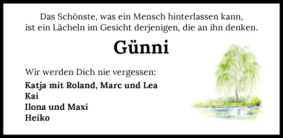 Traueranzeige von Günther Meißner von GESAMT